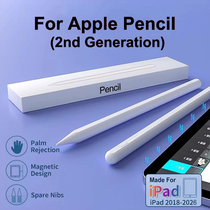 Tablet Accessories Kids - ดินสอแอปเปิ้ลของแท้รุ่น2ND ไอแพดดินสอ2สไตลัสสัมผัสสำหรับ iPad Pro Air 11