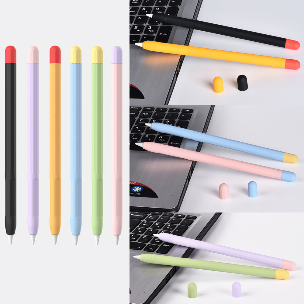 Iphone Tablet Accessories - สําหรับ Apple ดินสอ 2 กรณีฝาครอบป้องกันซิลิโคนแท็บเล็ตดินสอแบบพกพา Touch