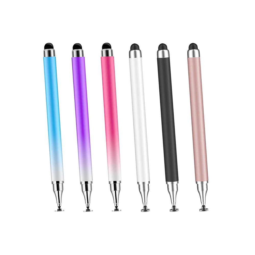 Tablet Accessories Kids - ปากกาสไตลัสสำหรับหน้าจอสัมผัส 2-in-1 ปากกาแท็บเล็ต ปากกาสไตลัสสำหรับไอแพด/ไอโฟน/แท็บเล็ต/แอนดรอยด์/ซัมซุงหน้าจอสัมผัสแบบคาปาซิทีฟทั้งหมด