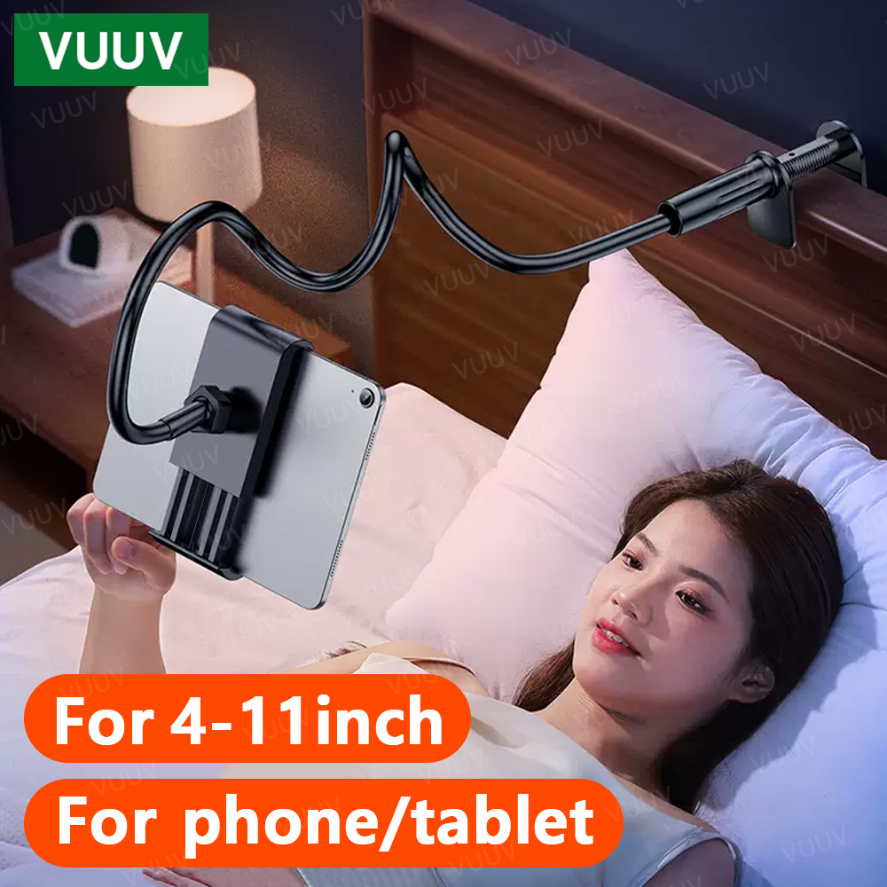 Cheap Tablet Accessories - วงเล็บแท็บเล็ตสําหรับเตียงโต๊ะ Gooseneck แท็บเล็ตยืดหยุ่นยาวแขน CLAMP 11 นิ้วผู้ถือแท็บเล็ตสําหรับสมาร์ทโฟน