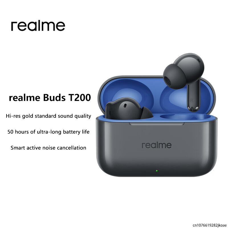 Realme Tablet Accessories - หูฟังไร้สาย realme Buds T200 บลูทูธ 5.4