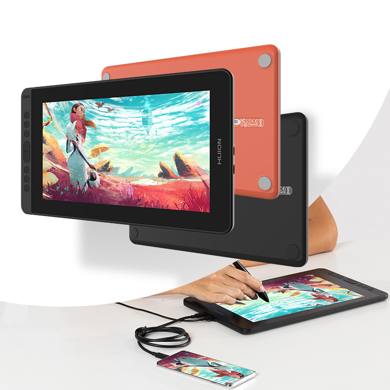 Huion Tablet Accessories - HUION Kamvas 12 กราฟิกแท็บเล็ตแบบพกพา 11.6 นิ้ว