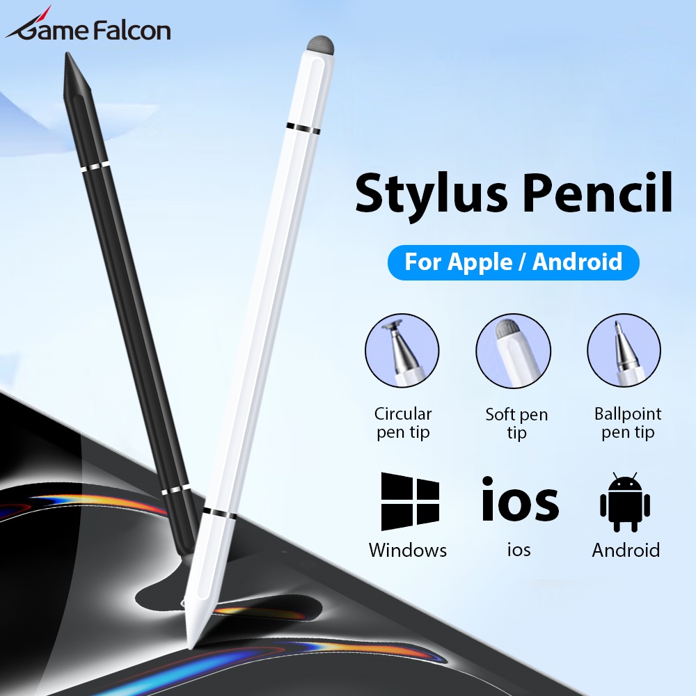 Tablet Accessories Kids - ปากกาสไตลัสแม่เหล็ก 3 in 1 สำหรับโทรศัพท์ Android,