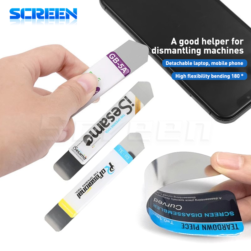 Tablet Accessories Kit - Professional โลหะ Pry Handtools เครื่องมือเปิดเหล็กยืดหยุ่น Crowbar