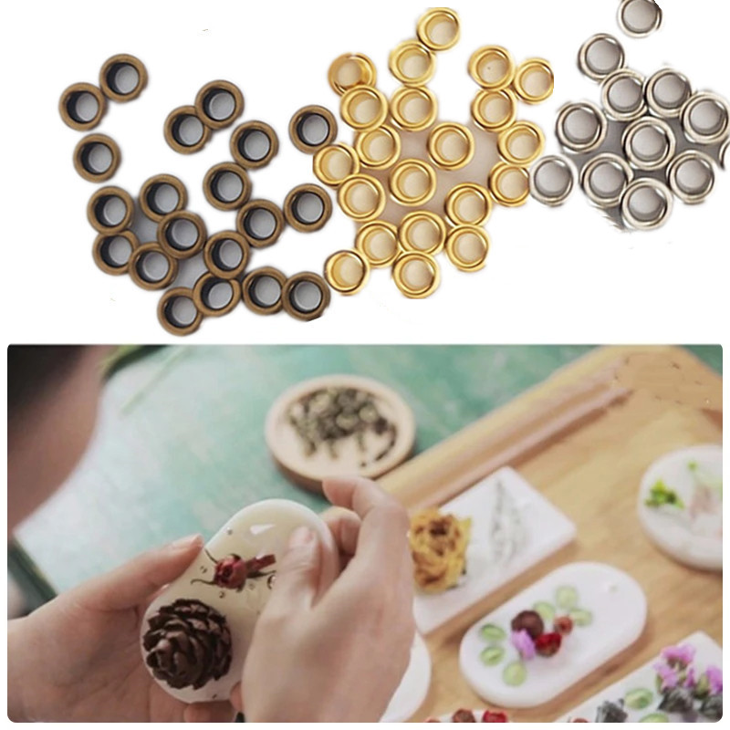 Tablet Accessories Kit - เทียนขี้ผึ้ง Buttonhole ชุด 5 มม./0.2in โลหะทนทานเทียนตาไก่