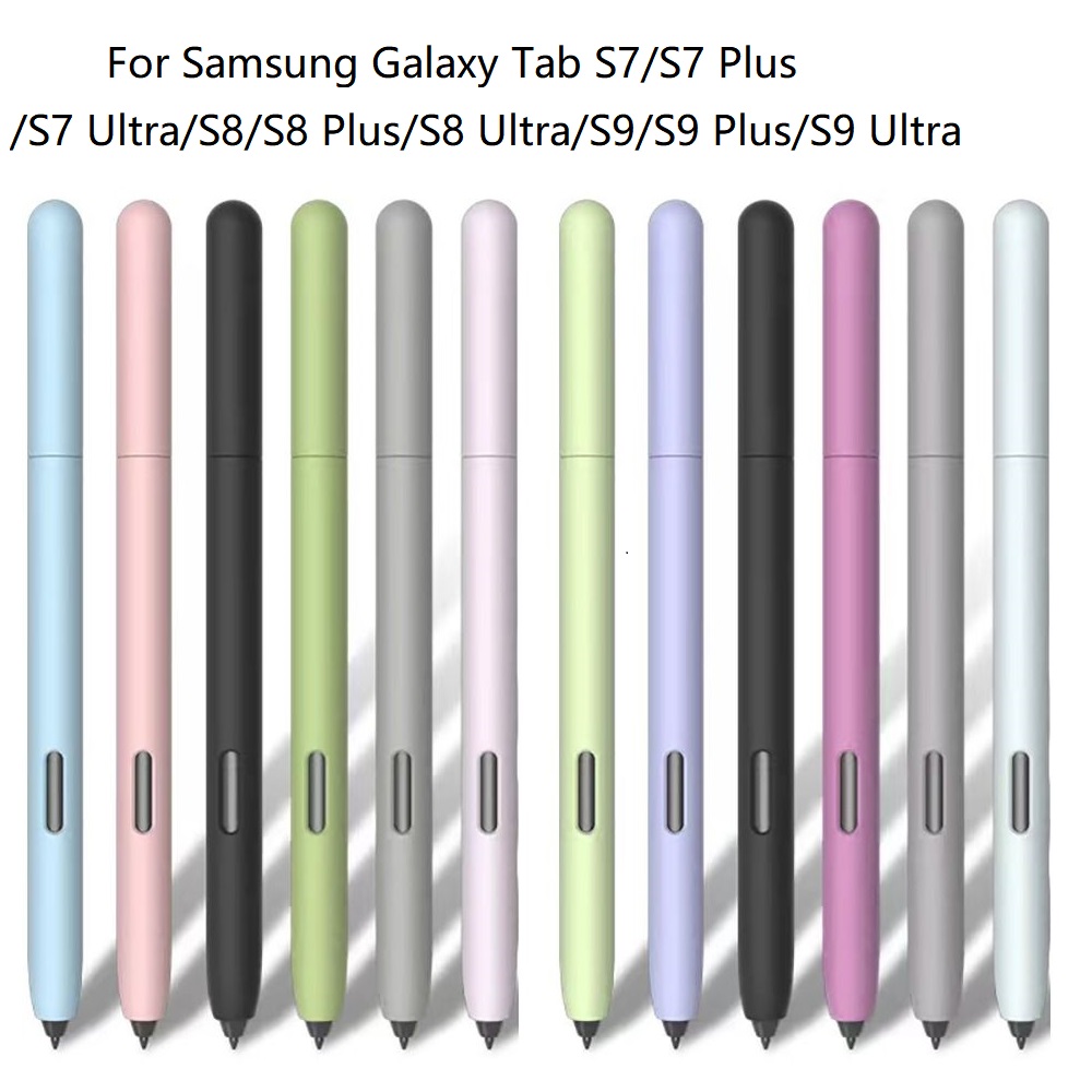 Tablet Accessories Kids - เคสแท็บเล็ตดินสอซิลิโคนกันลื่นเหมาะกับสรีระสำหรับ Samsung Galaxy Tab S7/S8/S9 PLUS
