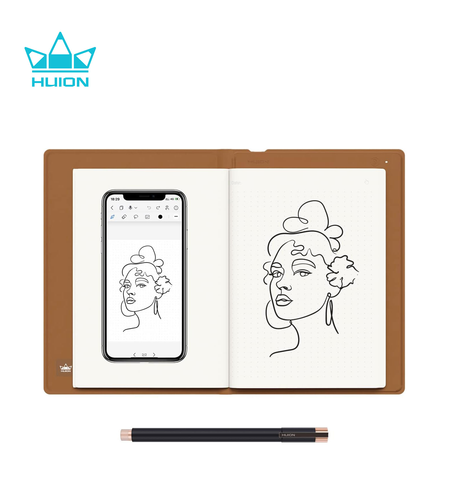 HUION Note 2-in-1 แท็บเล็ตการว - Huion Tablet Accessories บทวิจารณ์และราคา