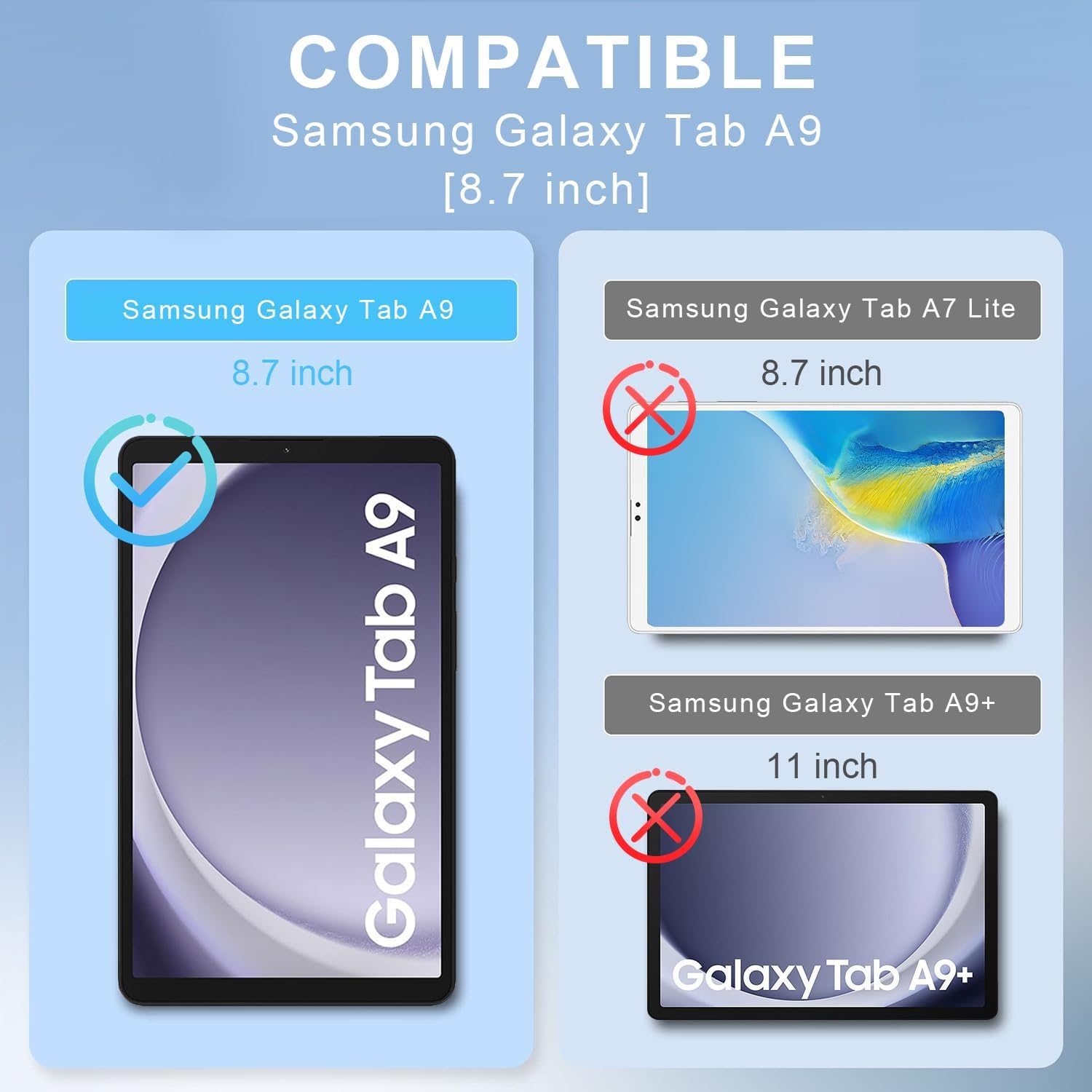 สําหรับSamsung Galaxy Tab A9 S - Cheap Tablet Accessories บทวิจารณ์และราคา