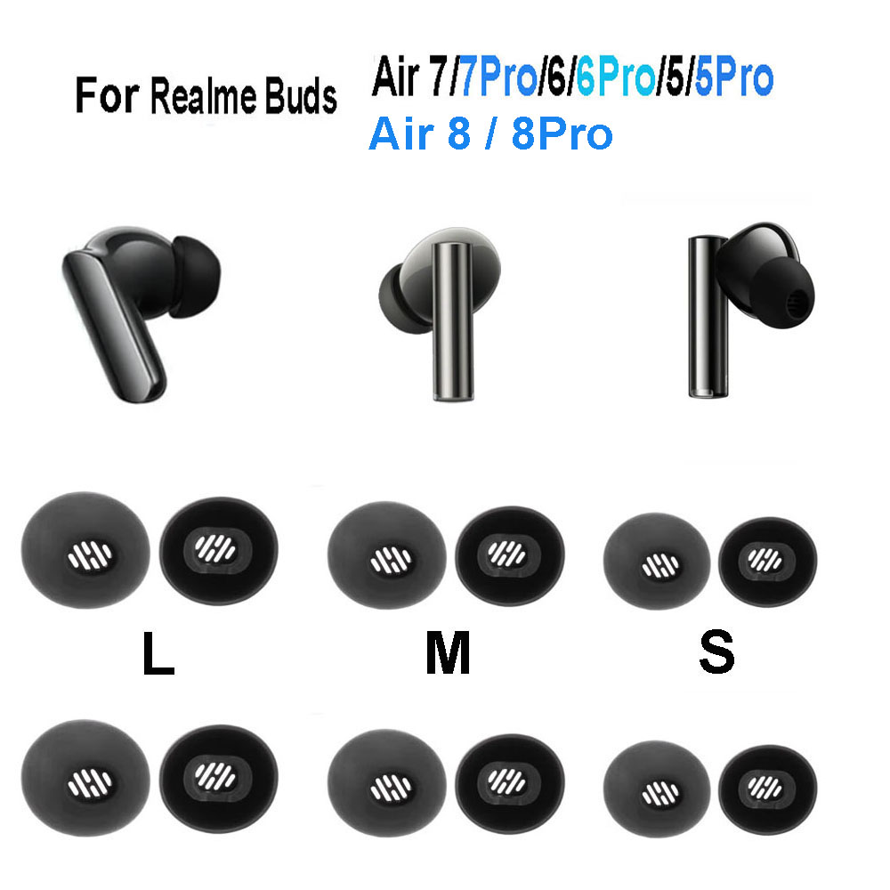 4PCS ซิลิโคนจุกหูฟังสำหรับ Rea - Realme Tablet Accessories บทวิจารณ์และราคา