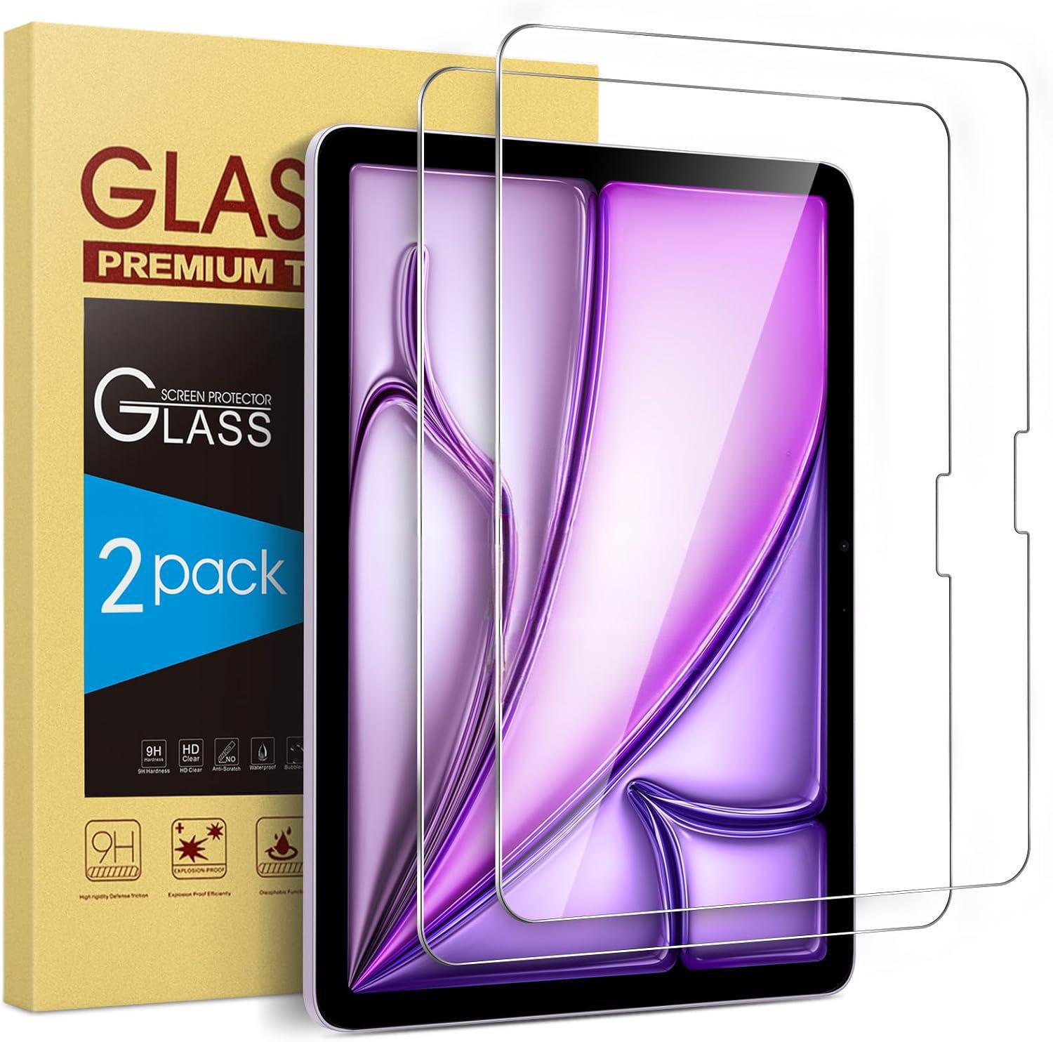 2pcs กระจกนิรภัย 9H สําหรับ iP - Temu Tablet Accessories บทวิจารณ์และราคา