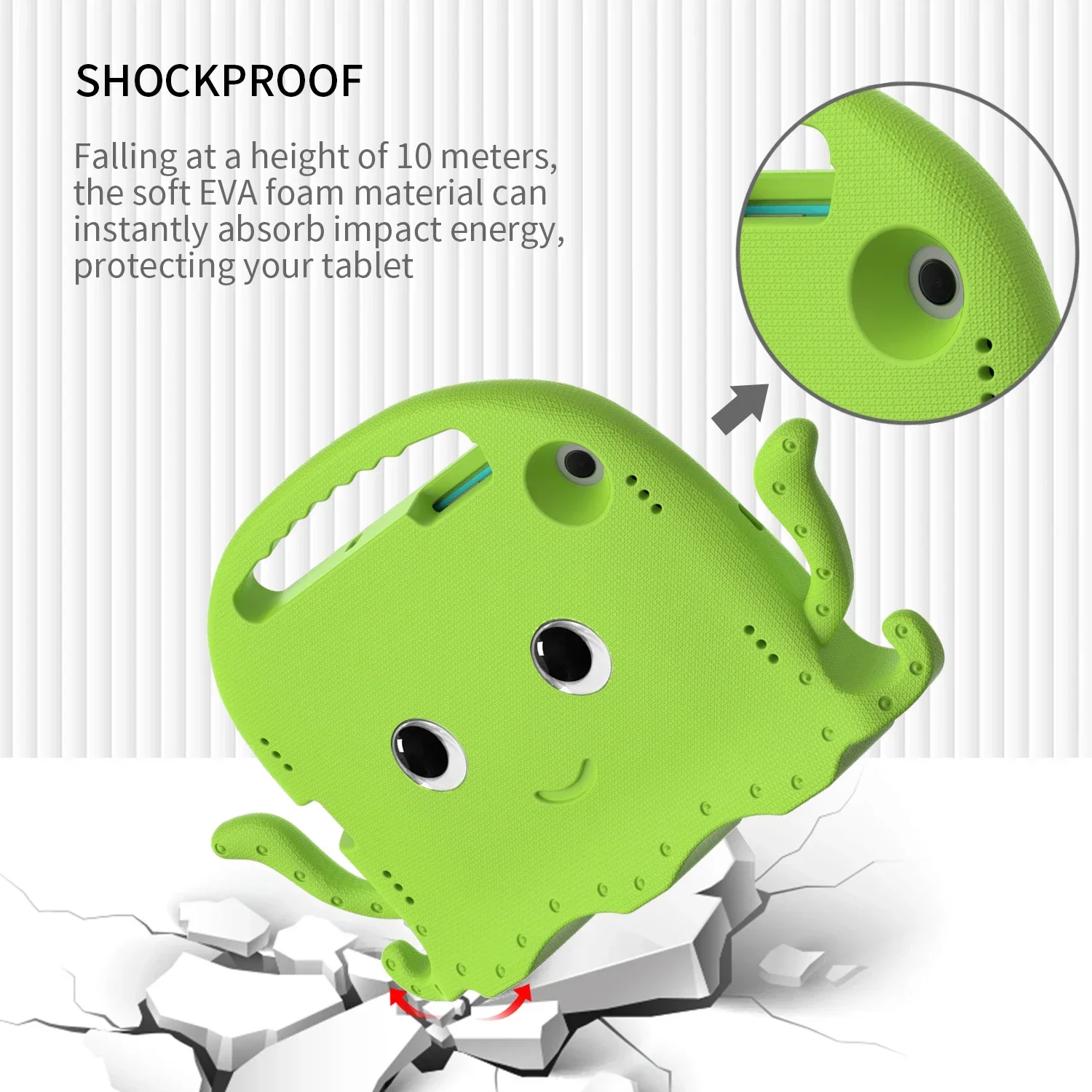 Octopuses EVA เด็กสําหรับ Sams - Cheap Tablet Accessories บทวิจารณ์และราคา