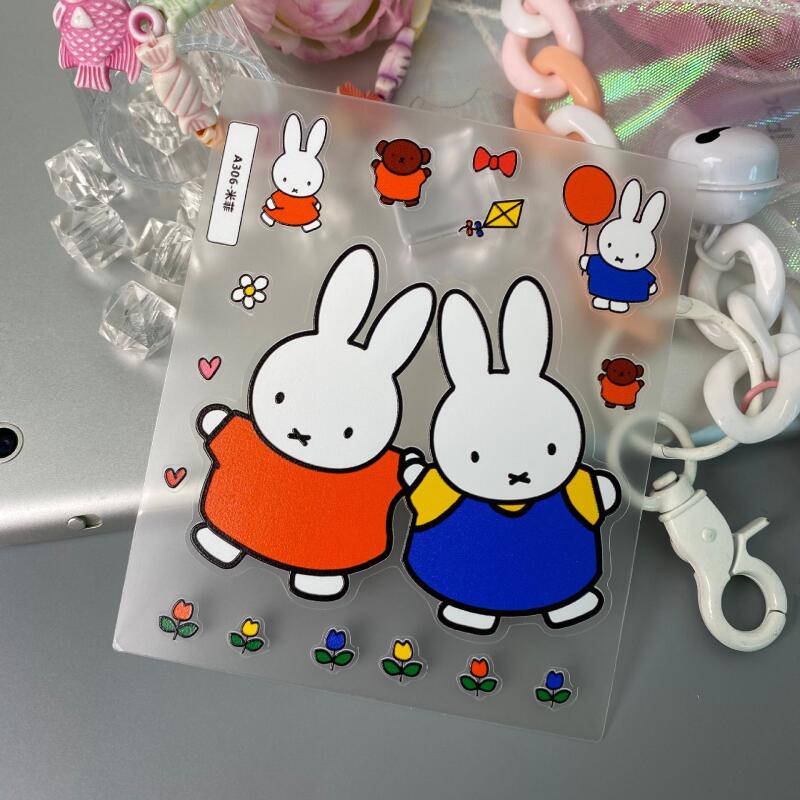 การ์ตูนมิฟฟี่ 3D สติกเกอร์น่าร - Tablet Accessories 3D Print บทวิจารณ์และราคา