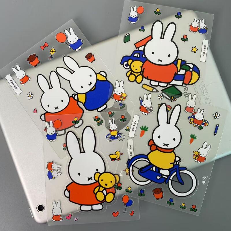 การ์ตูนมิฟฟี่ 3D สติกเกอร์น่าร - Tablet Accessories 3D Print บทวิจารณ์และราคา