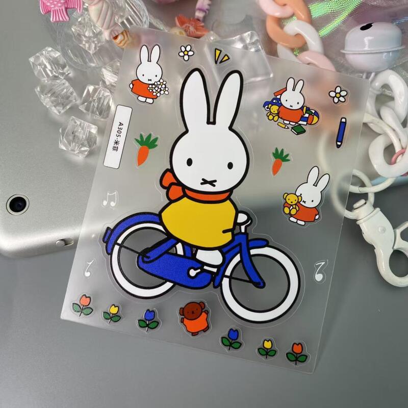การ์ตูนมิฟฟี่ 3D สติกเกอร์น่าร - Tablet Accessories 3D Print บทวิจารณ์และราคา