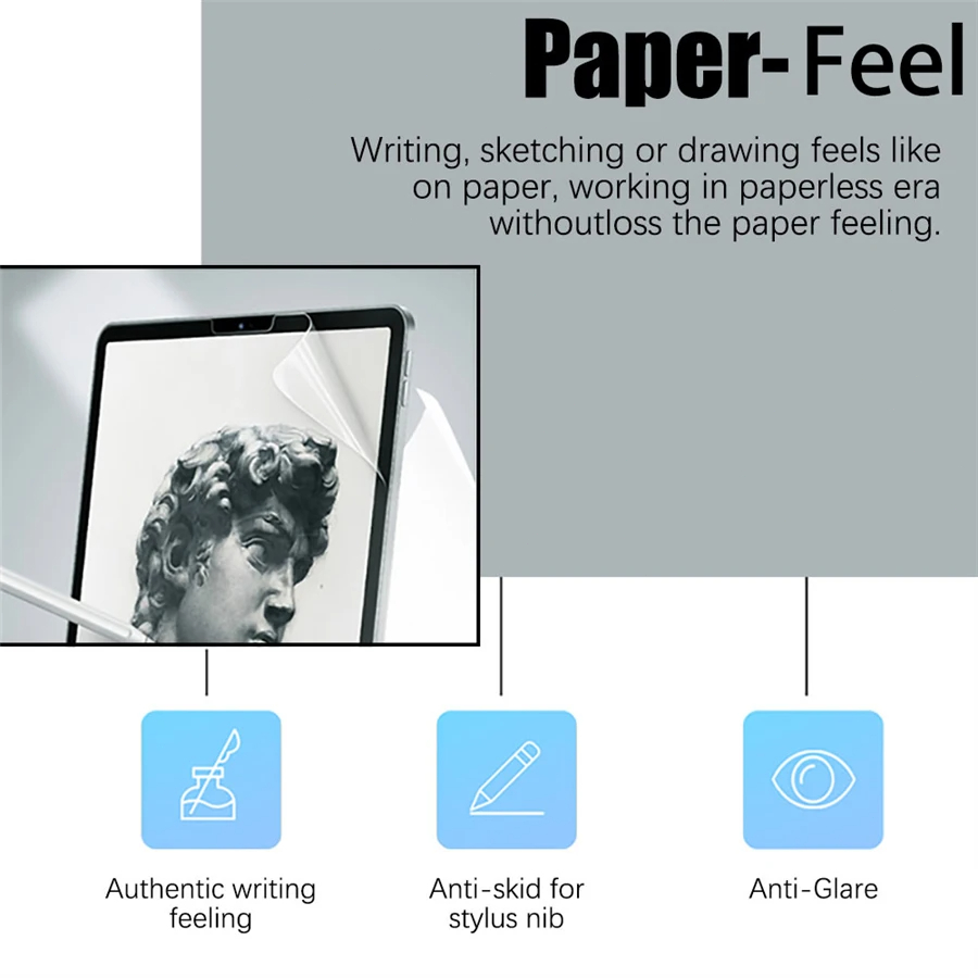 3Pcsกระดาษรู้สึกเช่นป้องกันหน้ - Cheap Tablet Accessories บทวิจารณ์และราคา